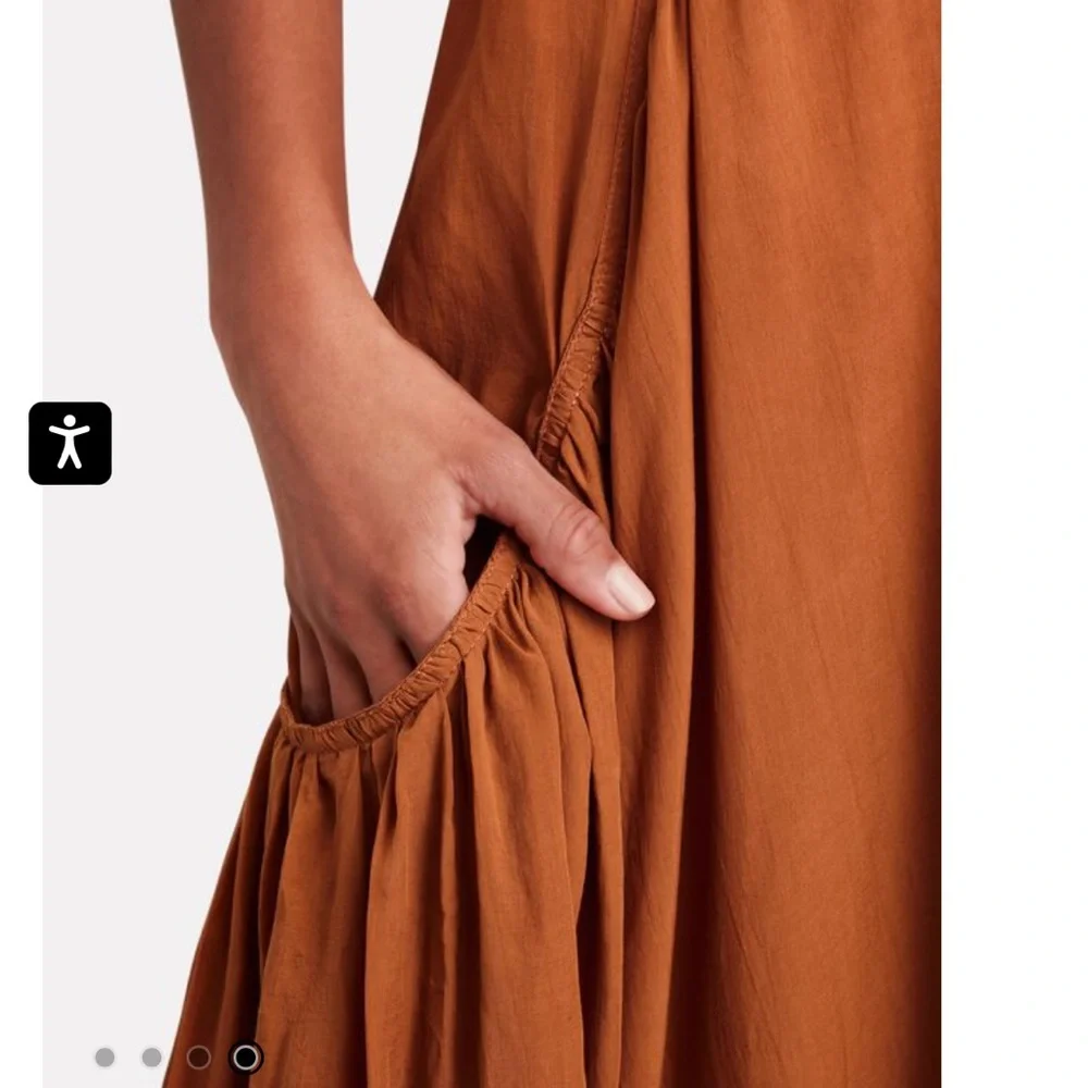 NWT SWF Belted Halter Maxi Dress Small - Picture 4 of 7